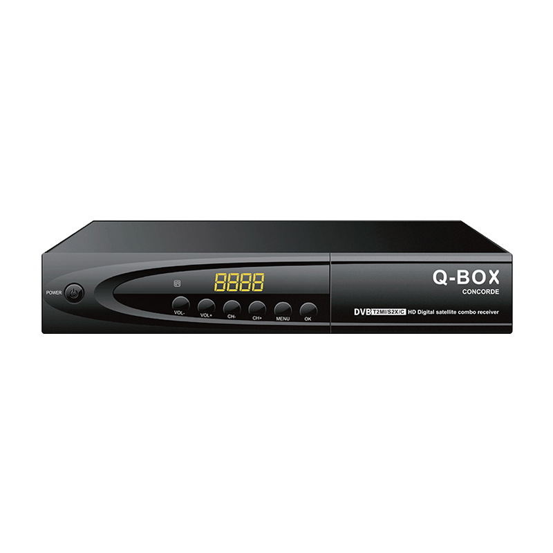 DVB TV 4K Set-top Box | Q-BOX CONCORDE | USB, Wi-Fi, HDMI, AV, TV διεπαφές | 3C πιστοποίηση