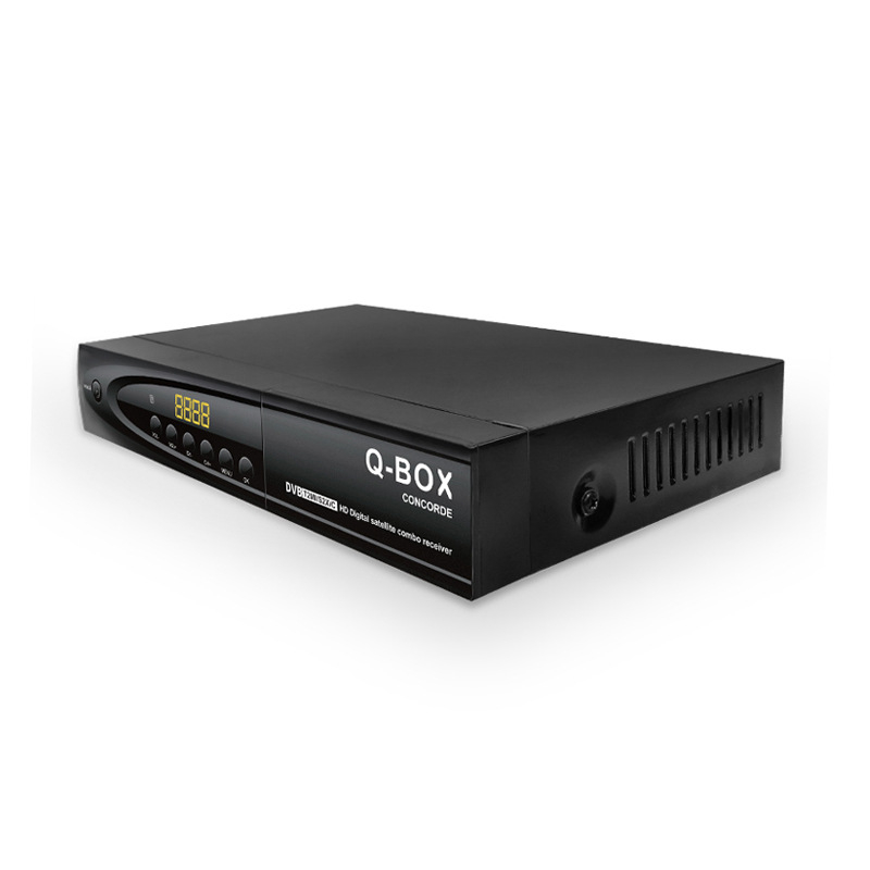 DVB TV 4K Set-top Box | Q-BOX CONCORDE | USB, Wi-Fi, HDMI, AV, TV διεπαφές | 3C πιστοποίηση