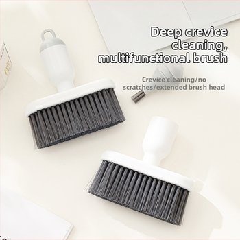 Įtrūkimų valymo šepetėlis — nešiojamas, atjungiamas klaviatūros ir dulkių šepetėlis, minkštomis šerelėmis lango palangai