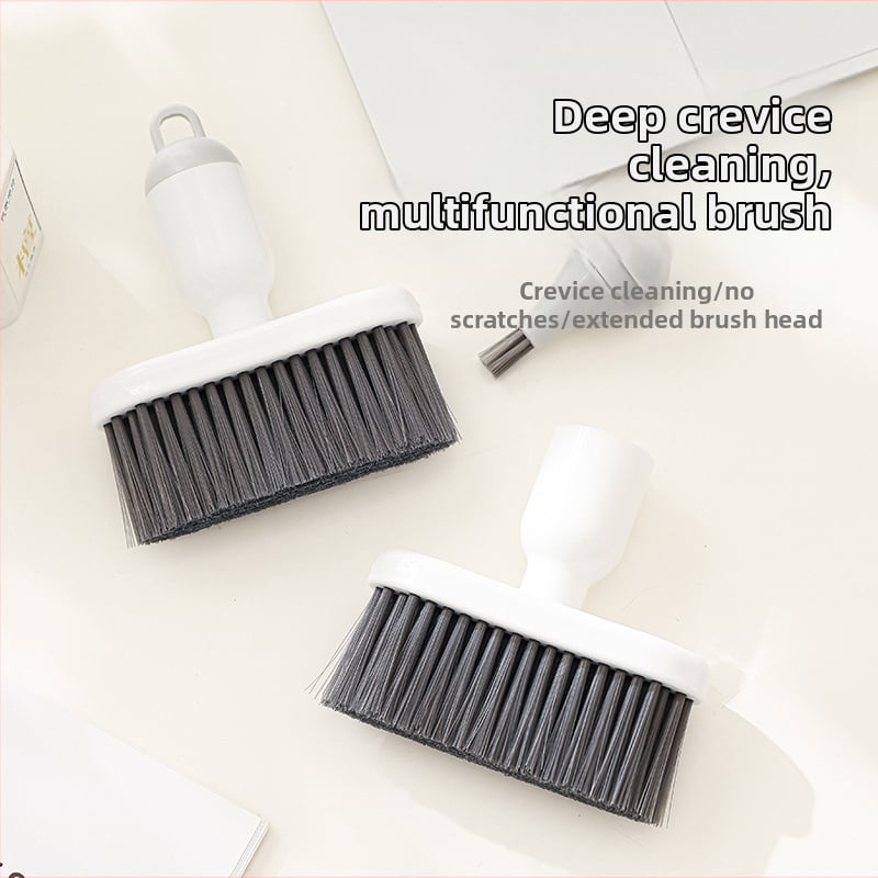 Įtrūkimų valymo šepetėlis — nešiojamas, atjungiamas klaviatūros ir dulkių šepetėlis, minkštomis šerelėmis lango palangai