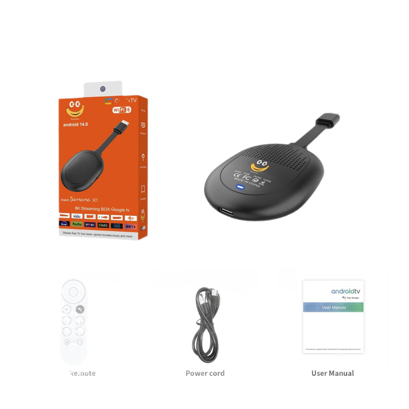 Banana TV X1 TV Box με 4K Android 14 Bluetooth 2GB RAM 16GB ROM