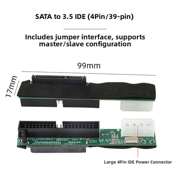YM6912 card adaptor — interfață USB către SATA, adaptor SATA către IDE