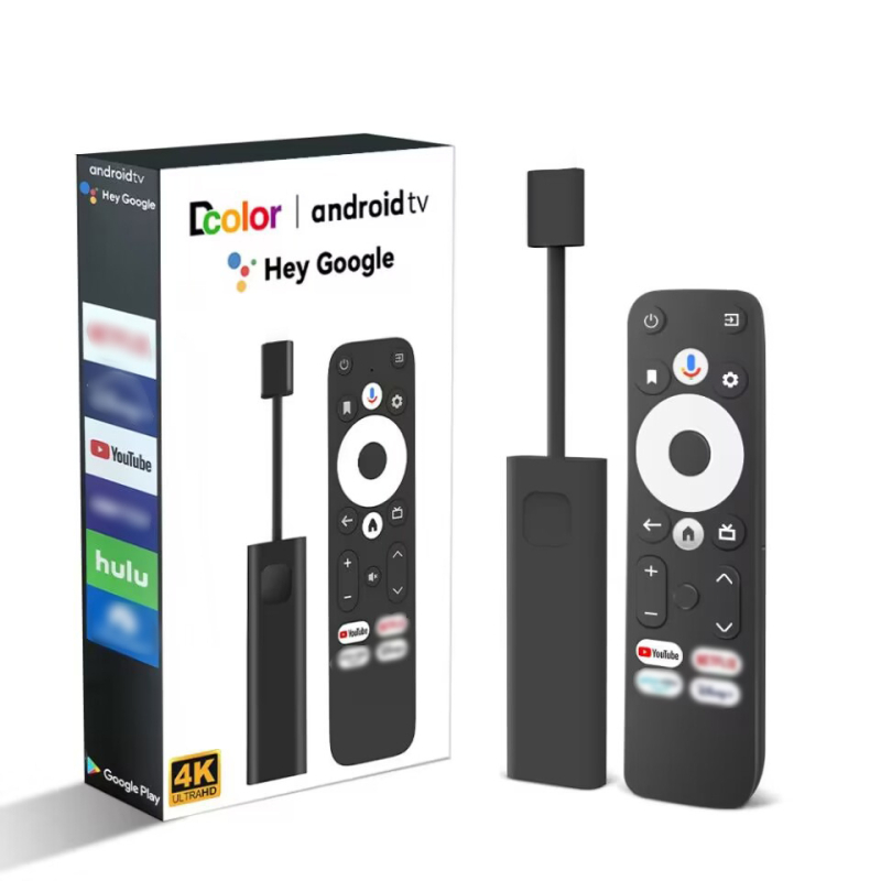 Dcolor GD1 Android TV кутия, четириядрен процесор, 2GB RAM, 1080p HDMI, Google сертифицирана