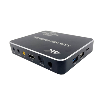 SATA HDD media player cu ieșire 4K 3840x2160, RK3229, Android, 8GB memorie interne, suport până la 2TB HDD, redare PPT/ USB stick/ TF card
