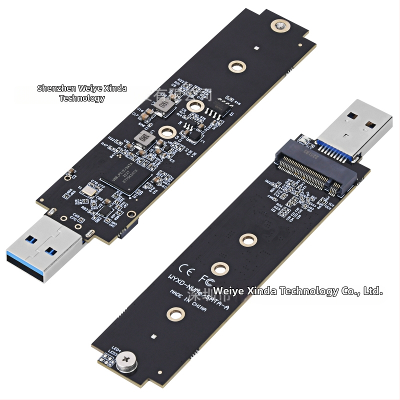 Yesunion M2008 M.2 NVMe PCIe na USB 3.2 Gen 2 Type-A adaptér, RTL9210B čip, plug-in karta, podpora až 2 TB