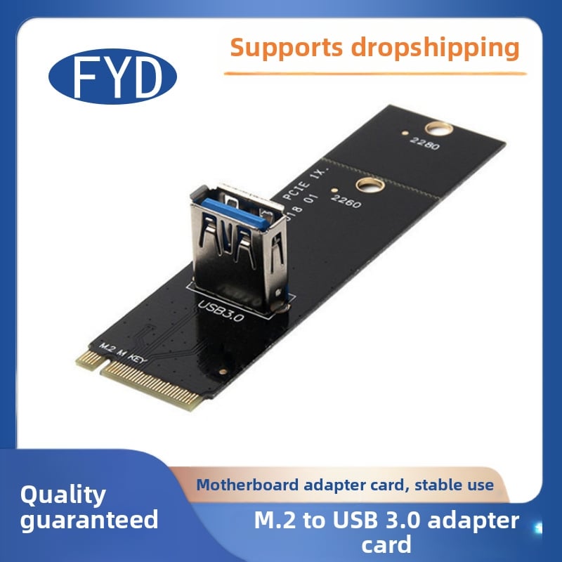 M.2 USB 3.0 PCIe adaptér karta