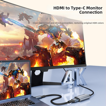 HDMI na Type-C adaptér karta s čipom LT6711, 480 Mbps, meďové jadro, model S4081-0119