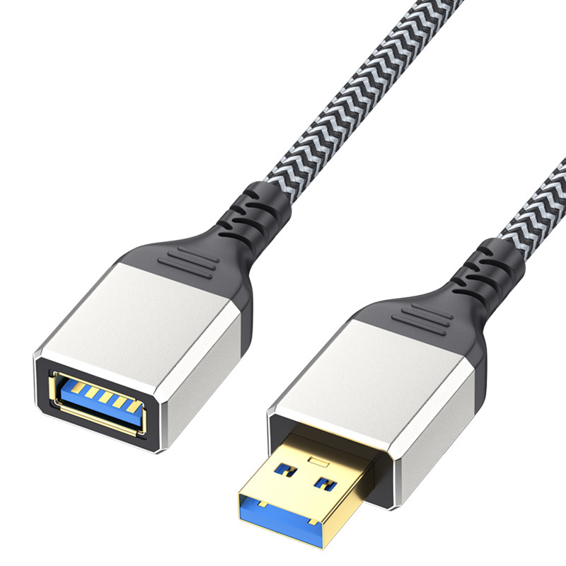 USB 3.0 produžni kabel, muški–ženski, aluminijsko kućište s pozlaćenim slojem, duljina 0,5 m
