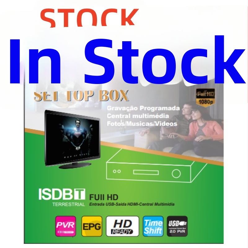 Set-top box DVB-T2 ISDB-T, 1080p, 512MB RAM, ECOS OS, GX chipset, USB a Wi-Fi, AV výstupy