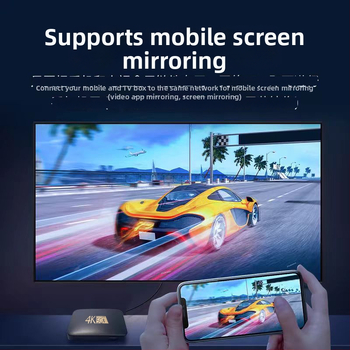 4K set-top box ar WiFi, Android OS, 8GB RAM, 32GB atmiņa, HDMI