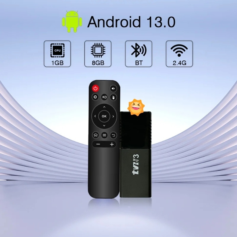 TV кутия четириядрен Allwinner A53, Android 10.0, 1GB/2GB RAM, 8GB/16GB вътрешна памет, 1080p