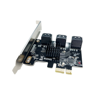 Cardă adaptor PCIe către SATA 3.0, placă de expansiune SATA cu 6 porturi, controler ASM1061, 6 Gbps