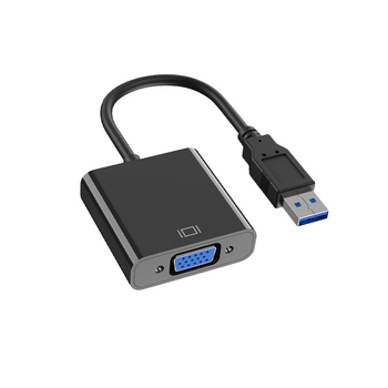Cablu adaptor USB către VGA, cip de înaltă calitate, nucleu din cupru, viteză de transfer 5, lungime 0,25 m