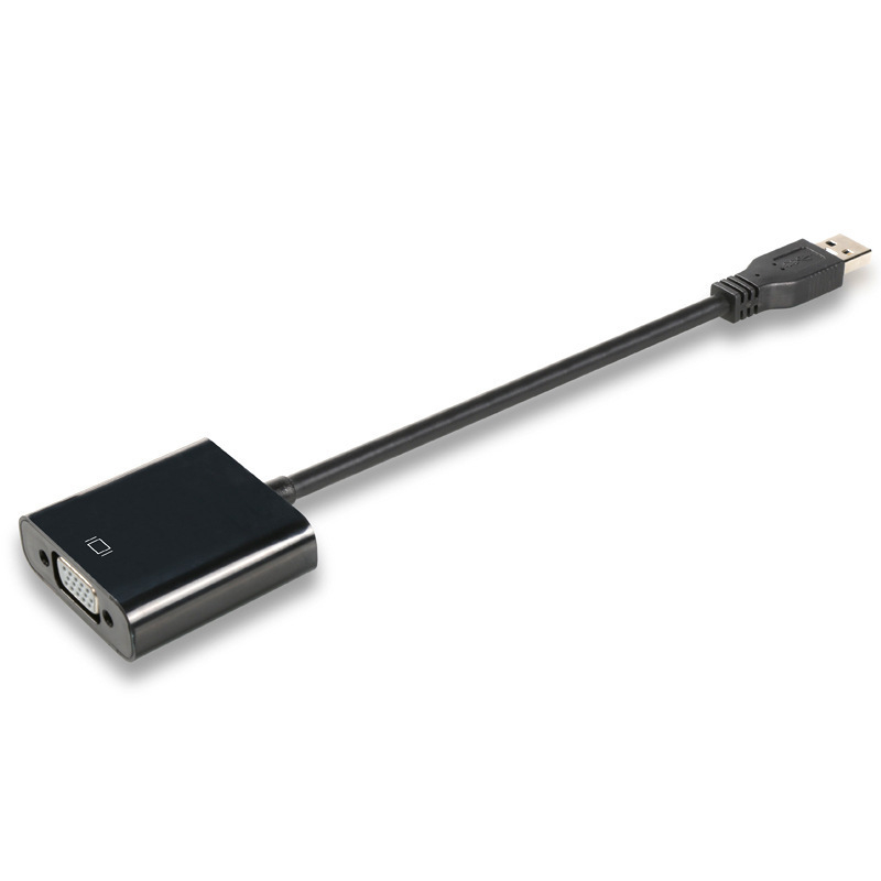 Cablu adaptor USB către VGA, cip de înaltă calitate, nucleu din cupru, viteză de transfer 5, lungime 0,25 m