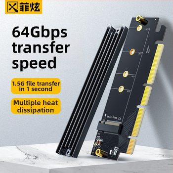 PCIe x16 na M.2 NVMe adaptér - Model X0094, PCIe 3.0/4.0 protokol, 6400 MB/s prenos