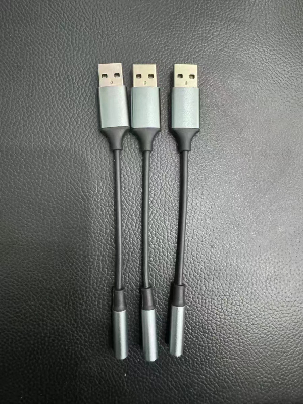 USB na 3,5 mm izlazni audio adapter kabel s čipom Zhongke Lanxun, bakreno jezgro