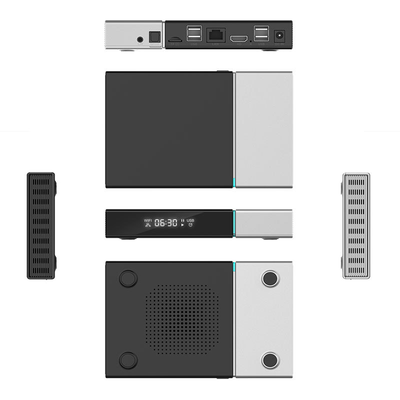 Hd50 mrežni set-top box s procesorom RK3566, 4K izlaz, gigabitni Ethernet, ugrađeni SATA disk, 16GB lokalne pohrane