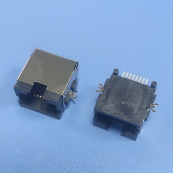 RJ45 mrežni spojnik s ugradbenom pločom, visina H=8.0 - adapter za set-top box, panel i mrežni kabel