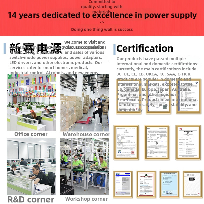 Napájací adaptér 5V2A pre kamery a LED pásy – 15W, rozmery 48×40×24 mm, hmotnosť 50 g