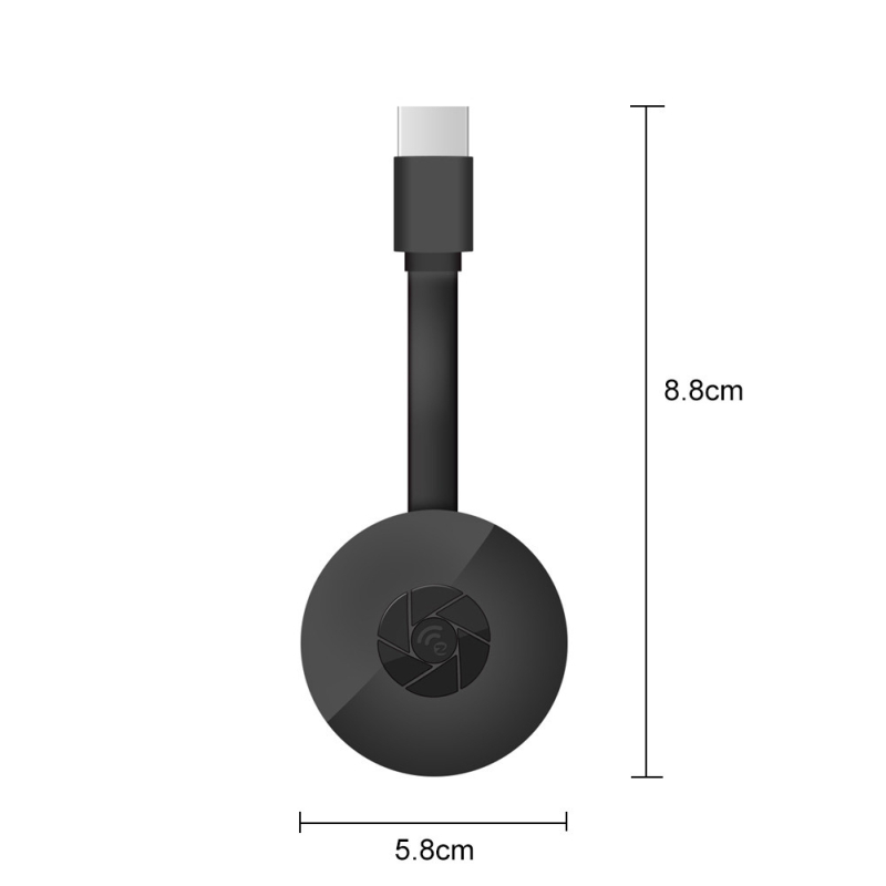 G2-4 Vezeték nélküli Display HDMI dongle, kimenet 1080p, AM825X processzor, 128MB RAM, 128MB tárhely