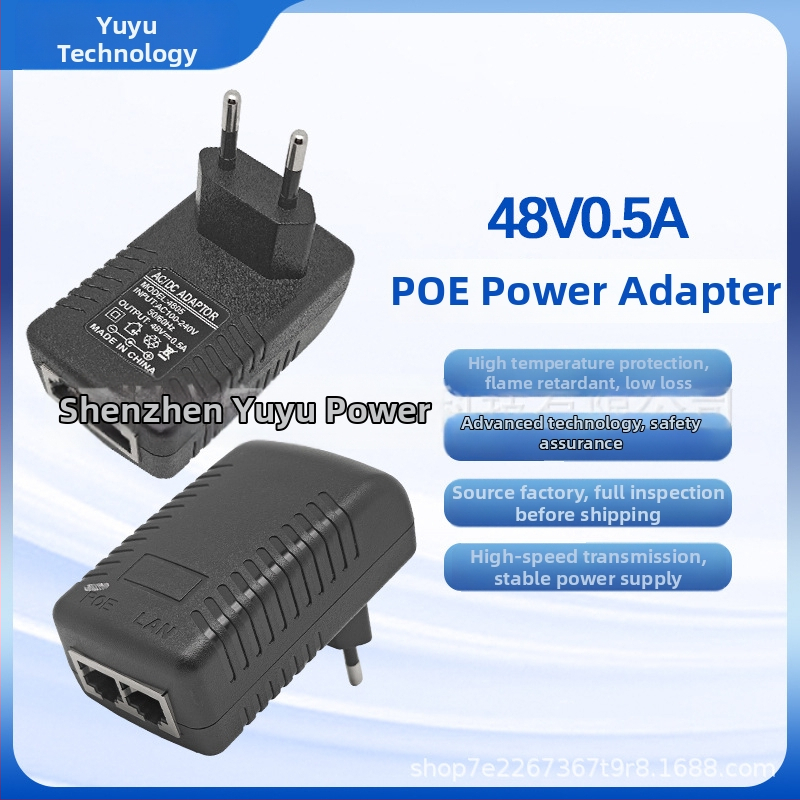 PoE napájanie Yueyu – vstup 12V 1A, séria PoE napájania, hmotnosť 10 g