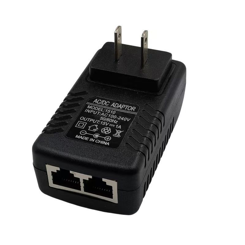 PoE hálózati tápegység adapter — többfeszültségű kimenet, 12V/15V/24V 1A és 48V 0,5A; set-top boxok, kapcsolók és megfigyelő kamerák számára