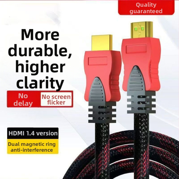 HDMI кабел HDMI 1.4, златно покритие, медно-обкован стоманен проводник, HDMI към HDMI, за компютърни периферни устройства