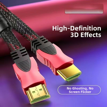 HDMI кабел HDMI 1.4, златно покритие, медно-обкован стоманен проводник, HDMI към HDMI, за компютърни периферни устройства