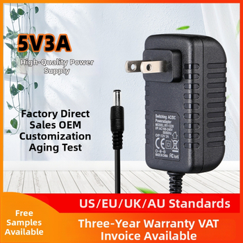 5V3A nástenný napájací adaptér pre set-top box televízie a LED pásik