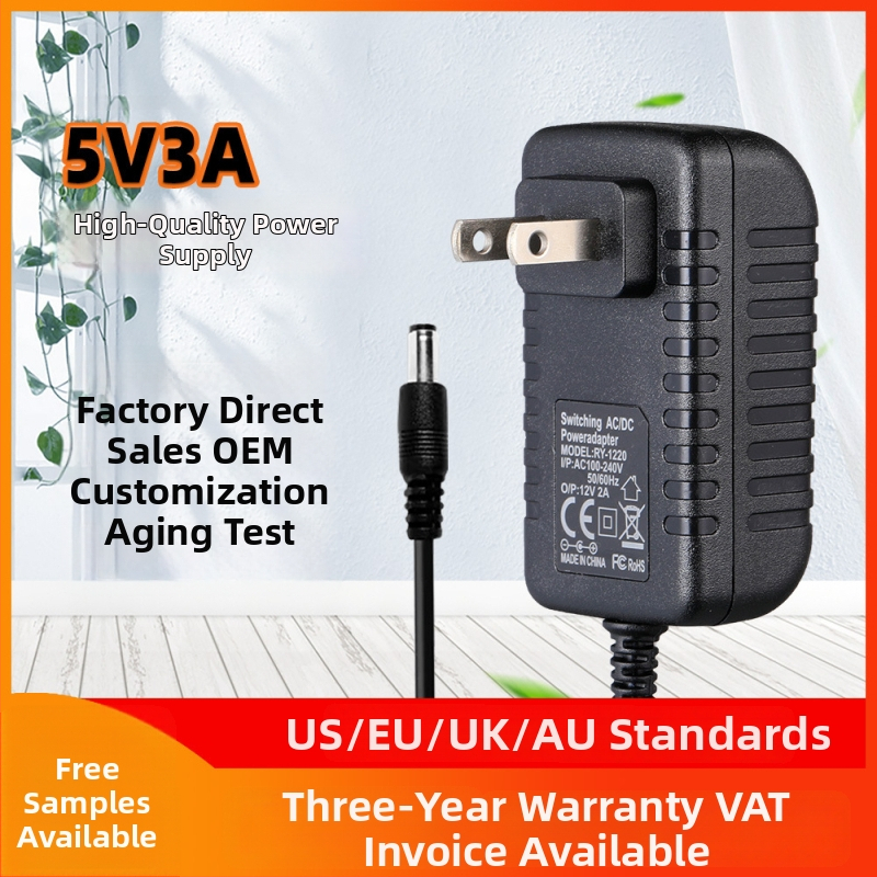 5V3A nástenný napájací adaptér pre set-top box televízie a LED pásik