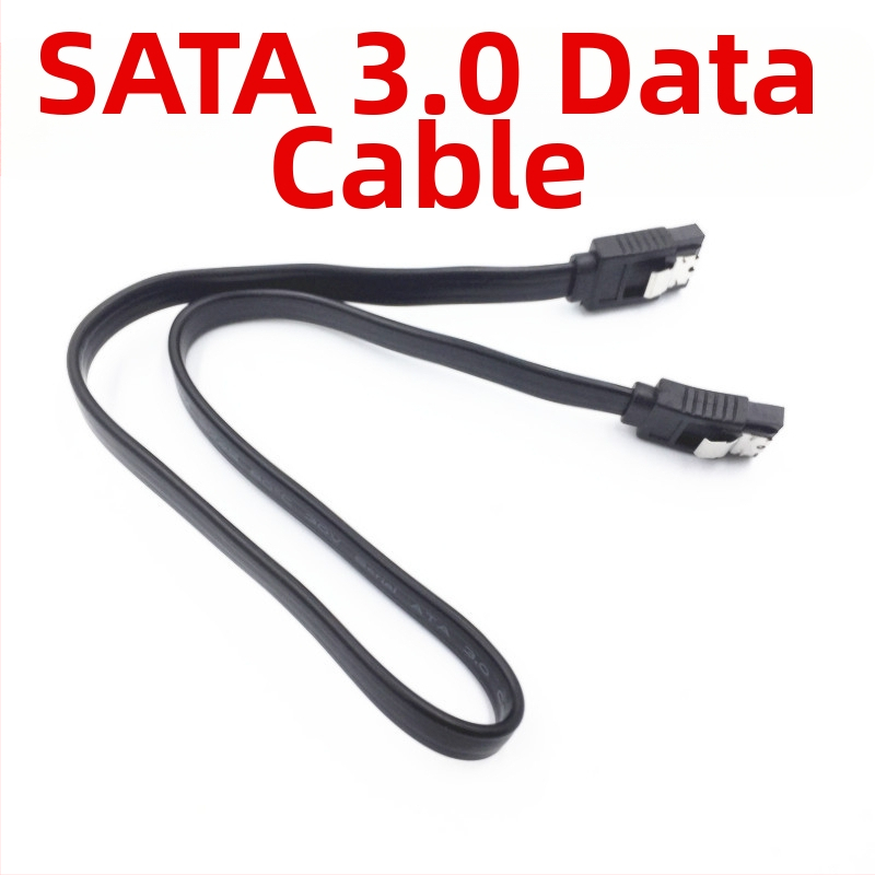 Patch cord SATA 3.0 ohýbaný dátový kábel pre pevný disk, rozhranie Serial Port, dĺžka 0.4 m, Hongjixin