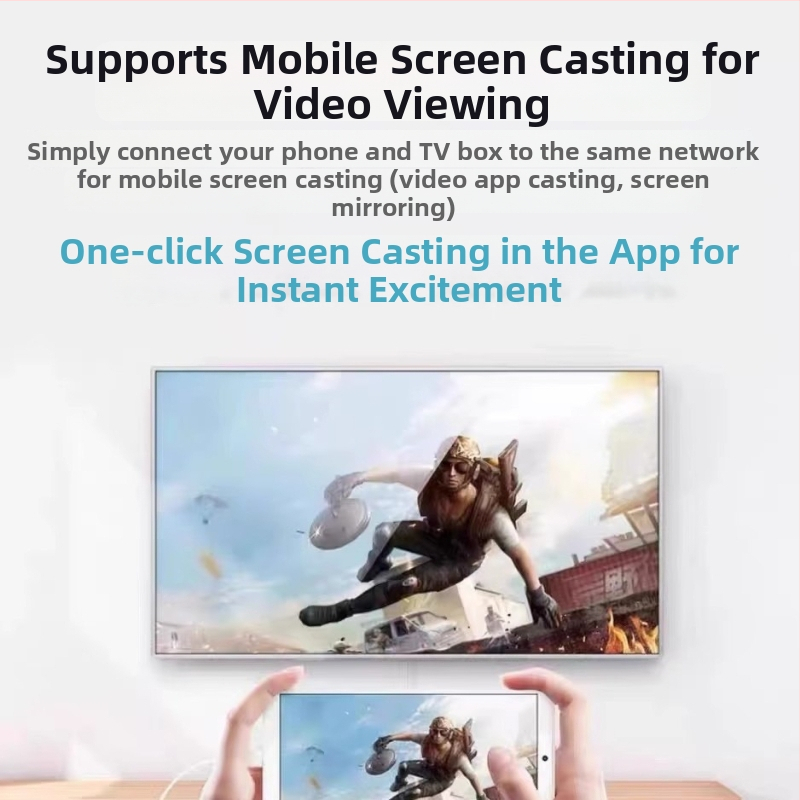 Interneto TV set-top dėžutė senjorams, 4K išvestis, Android, Wi‑Fi, Bluetooth nuotolinio valdymo pultas, 8GB RAM