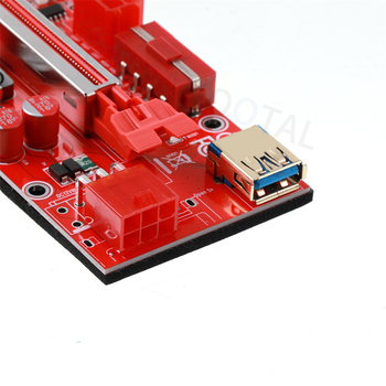 V014-PRO PCIe produžni kabel za grafičku karticu s USB 3.0, adapter 1X na 16X PCIe, bakreno jezgro, duljina 60 cm, upravljanje temperaturom
