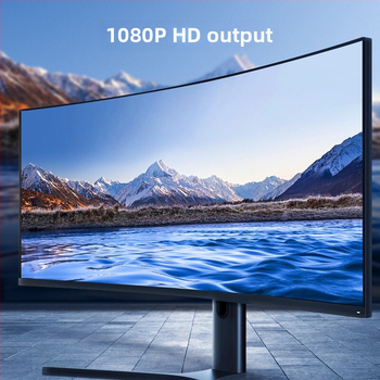 HDMI na VGA adaptér ZX083, vysokovýkonný čip, 1.8 m kábel, HDMI vstup