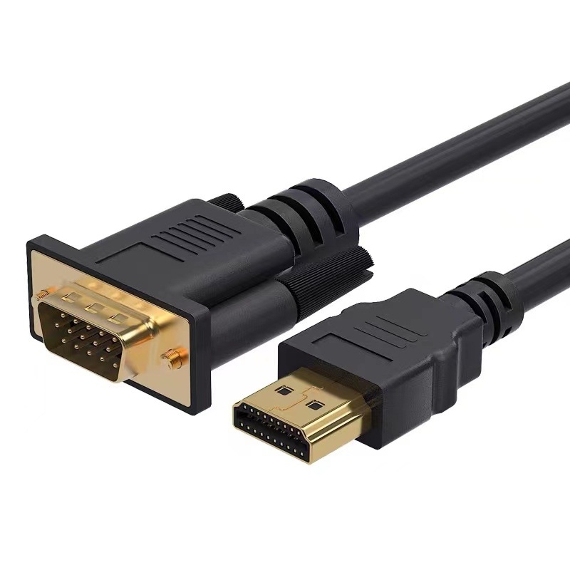 HDMI na VGA adapter ZX083, visokoučinkoviti čip, kabel duljine 1,8 m, HDMI ulaz