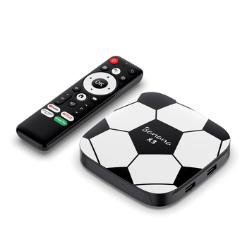 Android TV Box cu procesor S905L3, 1 GB RAM, 8 GB stocare, ieșire 4K, telecomandă vocală Bluetooth