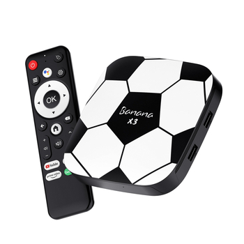 Android TV Box cu procesor S905L3, 1 GB RAM, 8 GB stocare, ieșire 4K, telecomandă vocală Bluetooth