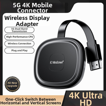 Bezdrôtové zariadenie na zdieľanie 4K obrazovky so dvojpásmovým Wi‑Fi, HDMI výstup, procesor AM8272, 128MB RAM