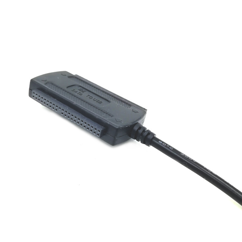 USB IDE/SATA adapterkábél 2,5- és 3,5 hüvelykes HDD-khez, USB 2.0, rézmag, 60 cm hosszú