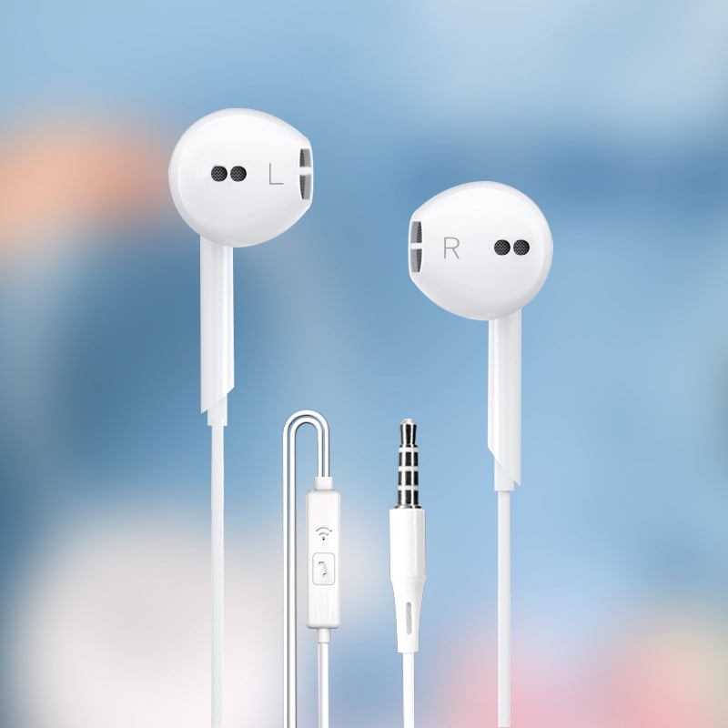 In-ear kábeles fülhallgató mikrofonnal, T15 modell, HD basszus, 1,2 m kábel, Android-kompatibilis