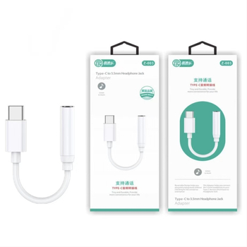 Kábel adaptér Type-C na 3,5 mm audio, s jedným konektorom, dĺžka 1 m