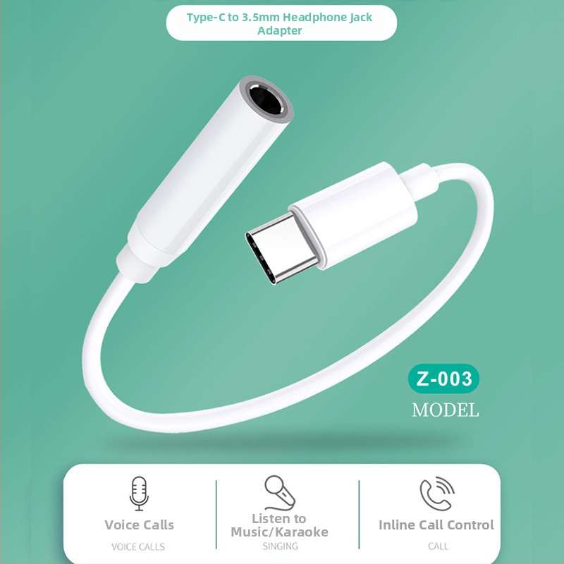 Kábel adaptér Type-C na 3,5 mm audio, s jedným konektorom, dĺžka 1 m