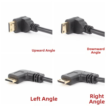 Mini HDMI – HDMI adaptér kábel, Mini HDMI mužský na HDMI ženský, meďové jadro