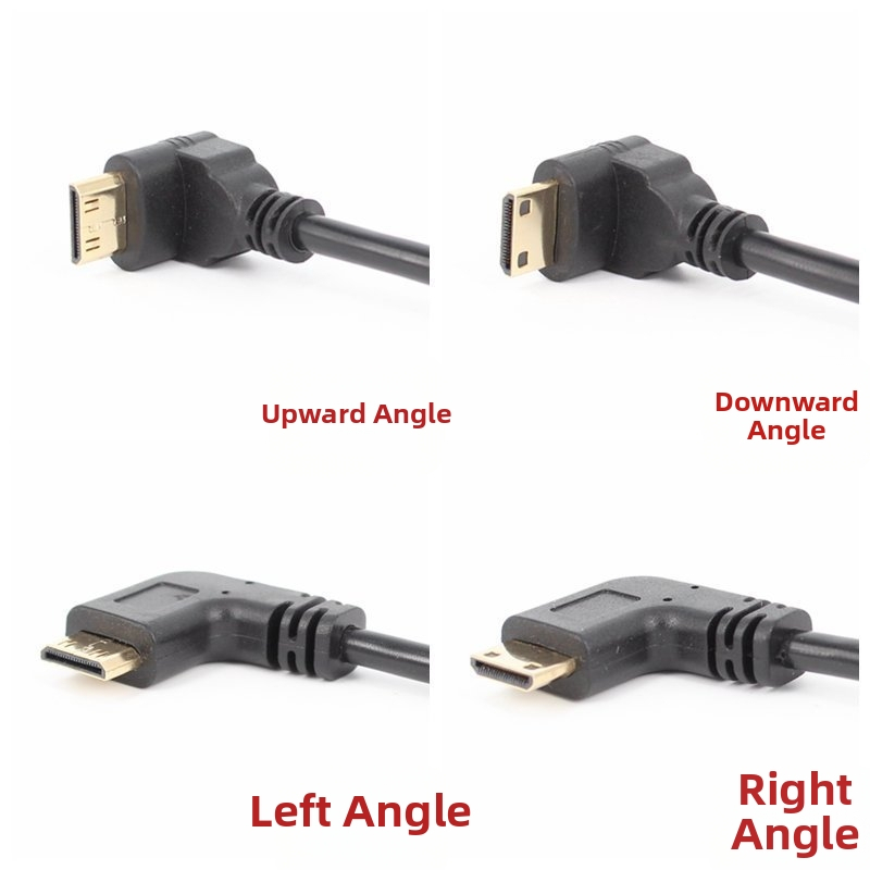 Mini HDMI – HDMI adaptér kábel, Mini HDMI mužský na HDMI ženský, meďové jadro
