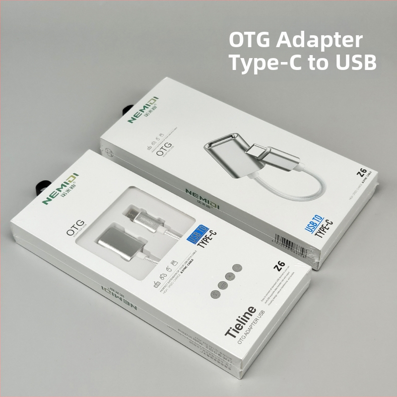 OTG adaptér USB-C na USB 3.0 pre Android telefóny, meďový jadro, model Z6