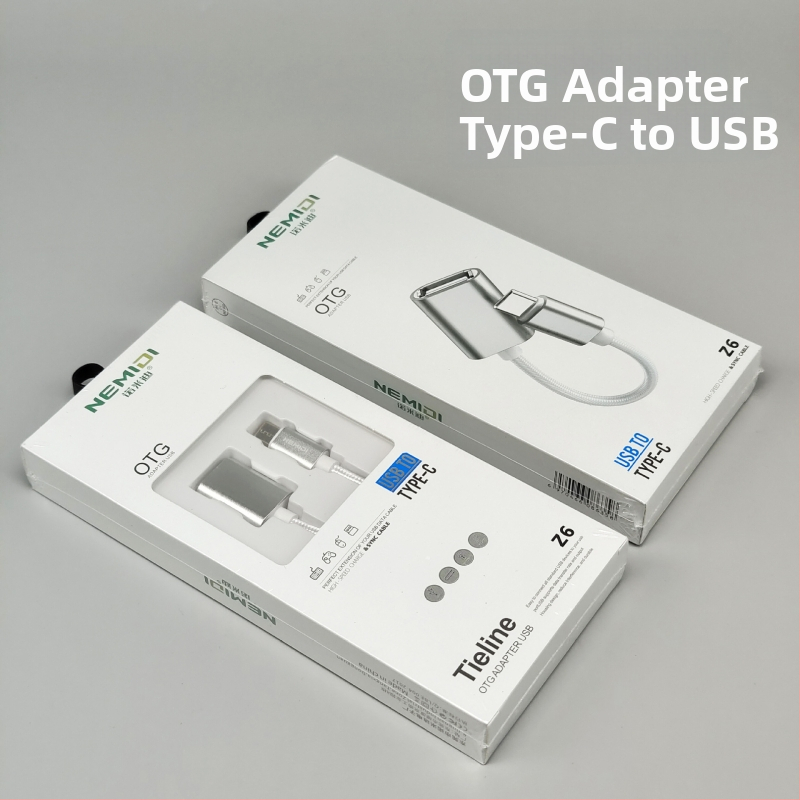 OTG adaptér USB-C na USB 3.0 pre Android telefóny, meďový jadro, model Z6