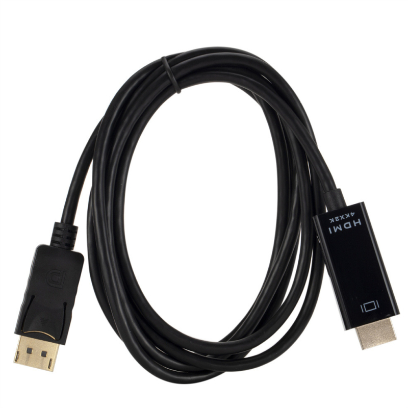 Cablu DisplayPort la HDMI, interfața DP, nucleu din cupru, cip 2244, rată de transfer 225, DP-HDMI