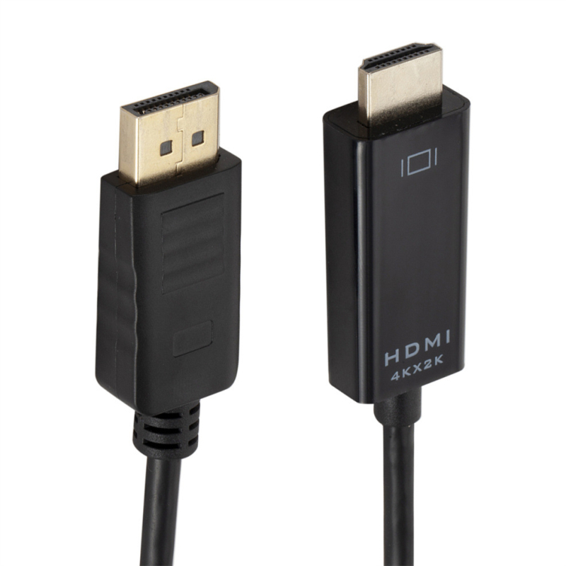 Cablu DisplayPort la HDMI, interfața DP, nucleu din cupru, cip 2244, rată de transfer 225, DP-HDMI