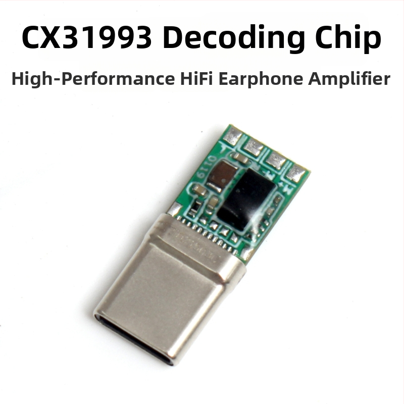 CX31993 čip adaptér Type-C audio patch kábel DAC dekodér, meďové jadro, 384 kHz, DSD slúchadlový zosilňovač, hi‑fi