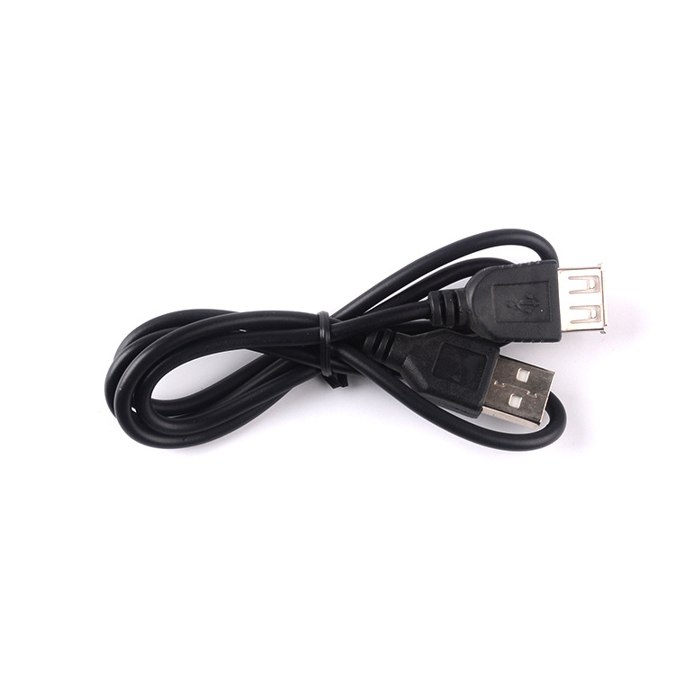 Cablu de extensie USB 2.0, USB A masculin la USB A feminin, nucleu de cupru, 80 cm, cablu patch